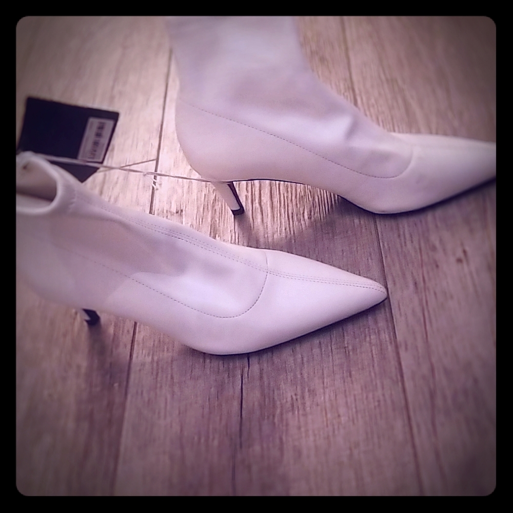 White booties